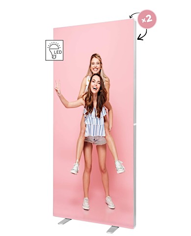 Artikel-Set - LED_BOX PLUS - Werbewand